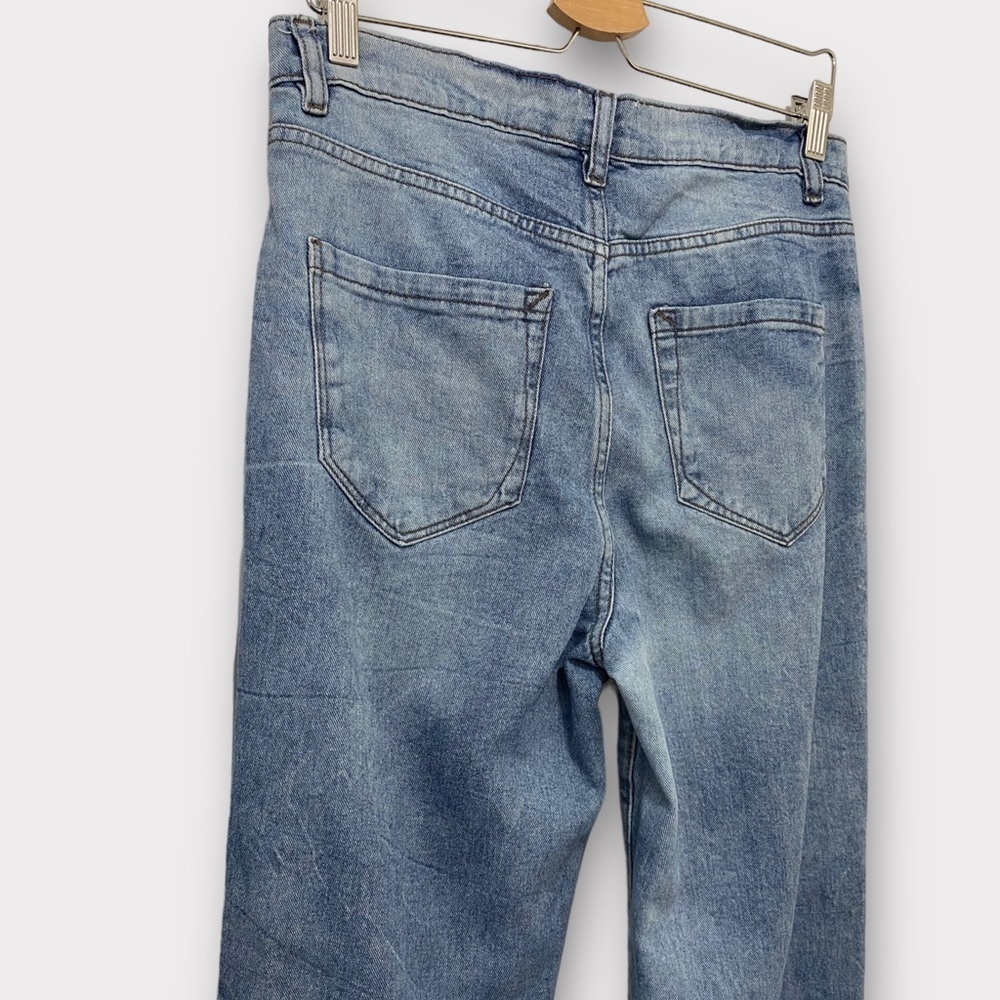 Kensie True Vintage Blue Denim Distressed Jeans Size 8/29 Style# EFI02752X - Picture 4 of 8